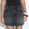 D60 Basplagg Denim Minikjol