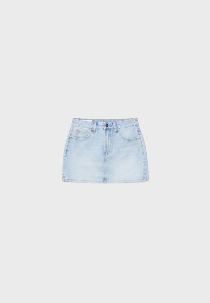 D60 Basplagg Denim Minikjol D60 Basplagg Denim Minikjol