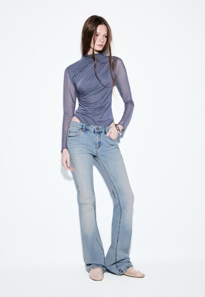 D67 Slim Fit Boot-Cut-jeans D67 Slim Fit Boot-Cut-jeans
