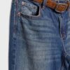 D68 Boot-Cut-jeans med bälte