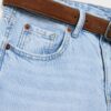 D68 Boot-Cut-jeans med bälte