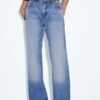 D68 Boot-Cut-jeans med bälte