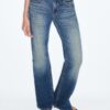 D68 Boot-Cut-jeans med bälte