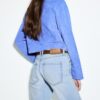 D68 Boot-Cut-jeans med bälte