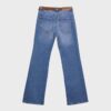 D68 Boot-Cut-jeans med bälte