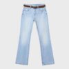 D68 Boot-Cut-jeans med bälte