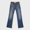 D68 Boot-Cut-jeans med bälte