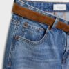D68 Boot-Cut-jeans med bälte