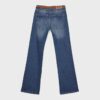 D68 Boot-Cut-jeans med bälte