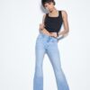 D74 Flared Jeans med slits D74 Flared Jeans med slits
