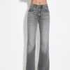 D74 Flared Jeans med slits