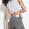D74 Flared Jeans med slits
