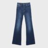 D74 Flared Jeans med slits