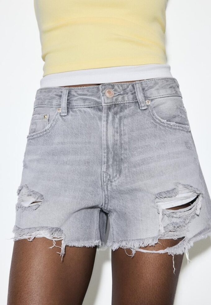 D75 Shorts i slitna jeans D75 Shorts i slitna jeans
