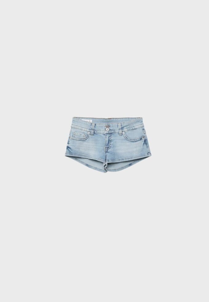 D76 Micro-shorts i denim