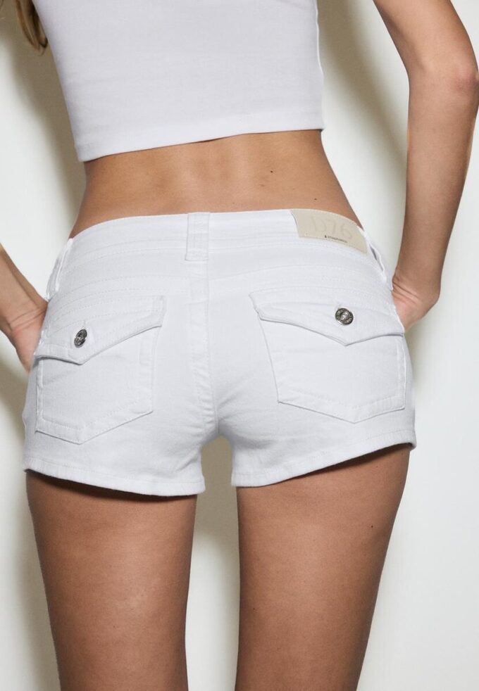 D76 Micro-shorts i denim