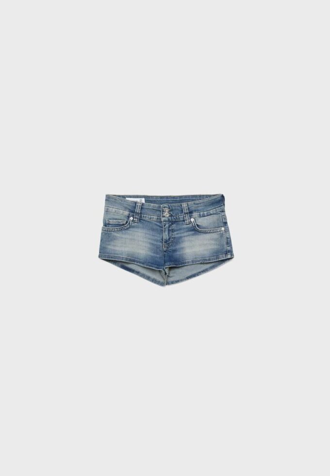 D76 Micro-shorts i denim