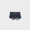 D76 Micro-shorts i denim