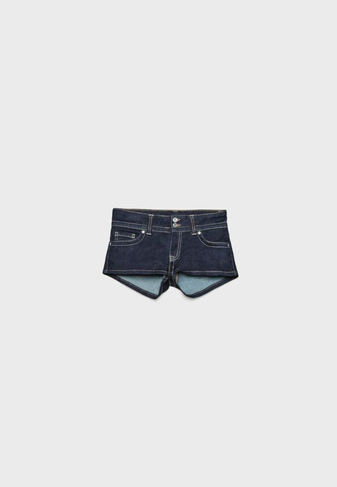 D76 Micro-shorts i denim