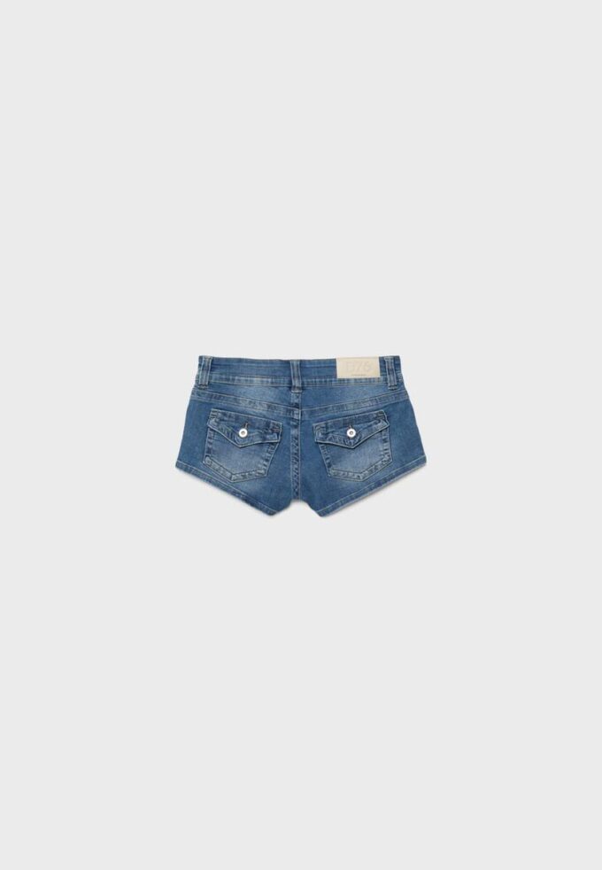 D76 Micro-shorts i denim