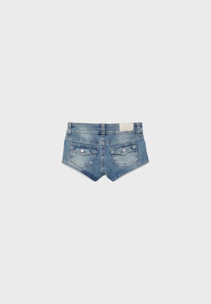 D76 Micro-shorts i denim