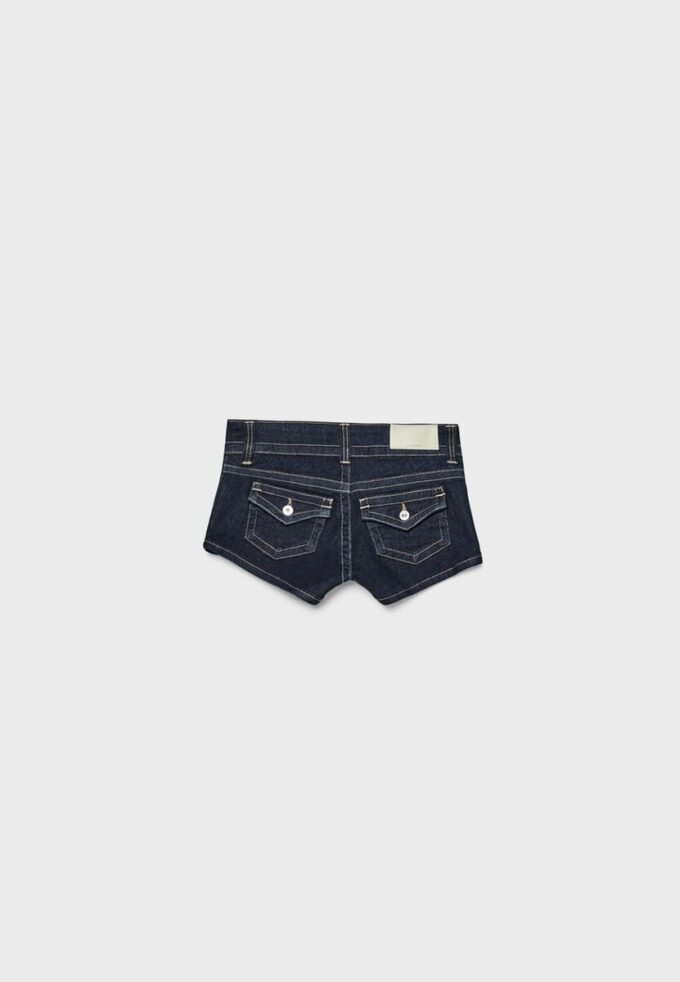 D76 Micro-shorts i denim
