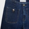 D77 Minimalistiska jeans med fickor D77 Minimalistiska jeans med fickor