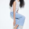 D78 Korta Flared jeans