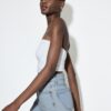D85 Slim Mom Fit Shorts