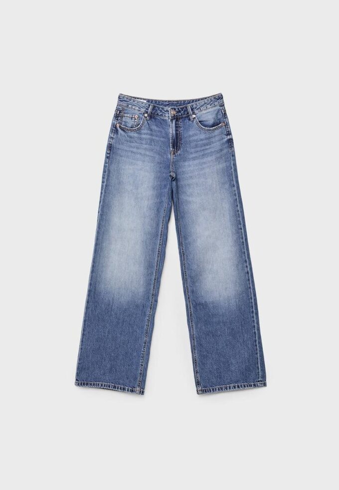 D91 Lågmidjade jeans med Wide Leg D91 Lågmidjade jeans med Wide Leg