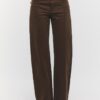 D92 Raka jeans med vida ben