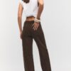 D92 Raka jeans med vida ben