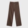 D92 Raka jeans med vida ben