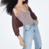 D92 raka jeans med Wide Leg