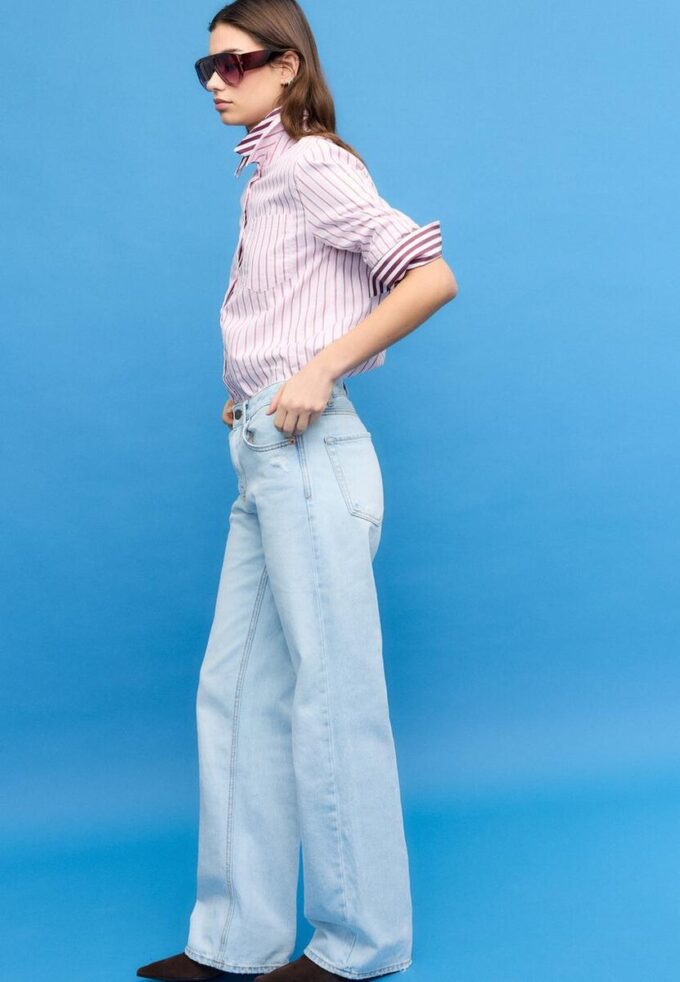 D92 raka jeans med Wide Leg D92 raka jeans med Wide Leg