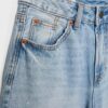D92 raka jeans med Wide Leg