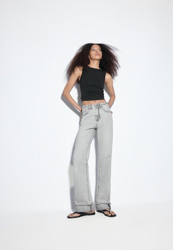 D92 raka jeans med Wide Leg D92 raka jeans med Wide Leg