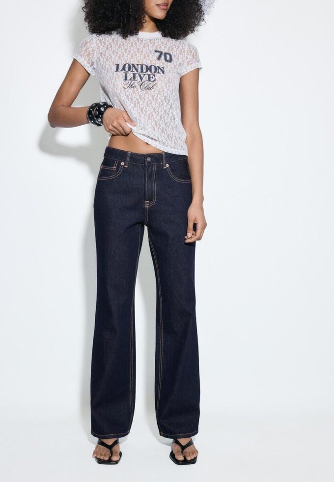 D92 raka jeans med Wide Leg D92 raka jeans med Wide Leg