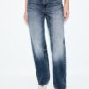 D92 raka jeans med Wide Leg