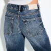 D92 raka jeans med Wide Leg