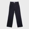 D92 raka jeans med Wide Leg