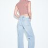 D92 raka jeans med Wide Leg