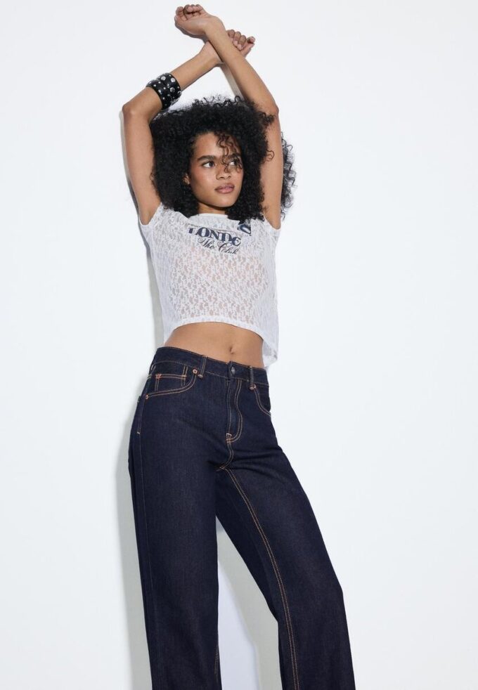 D92 raka jeans med Wide Leg D92 raka jeans med Wide Leg