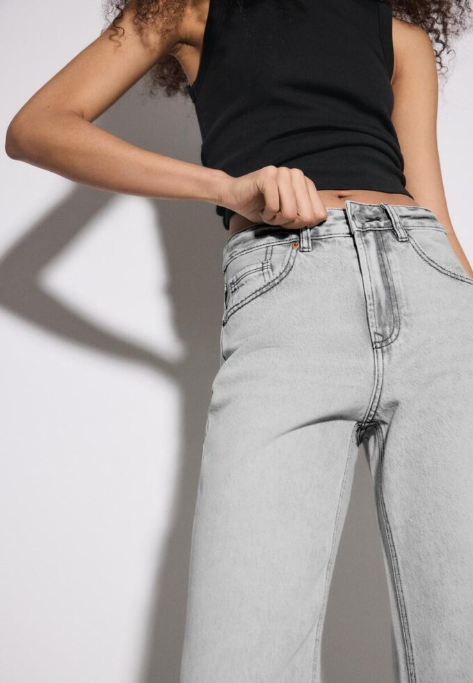 D92 raka jeans med Wide Leg D92 raka jeans med Wide Leg