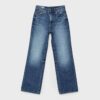 D92 raka jeans med Wide Leg