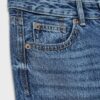 D92 raka jeans med Wide Leg