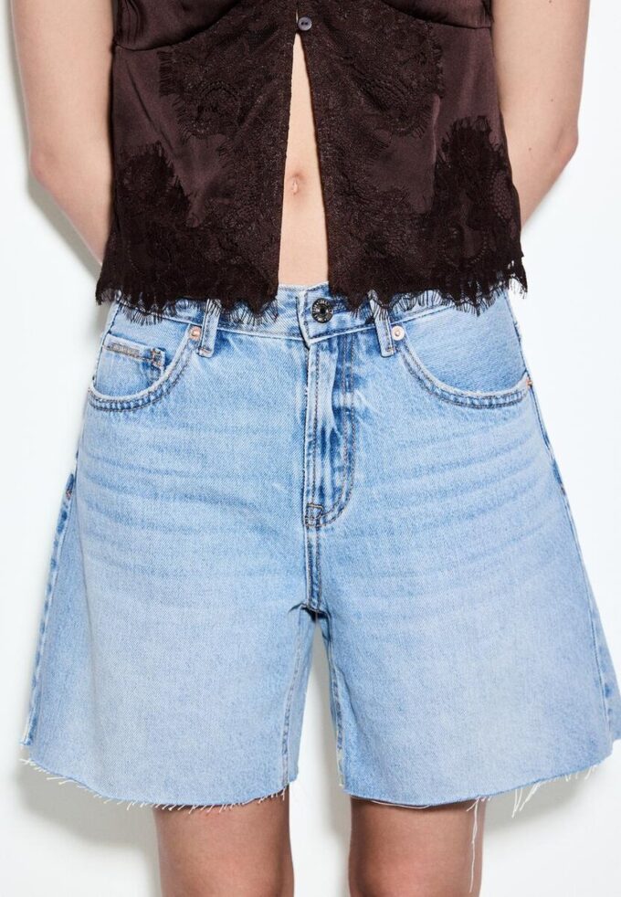 D93 Långa jeansshorts D93 Långa jeansshorts