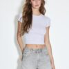 D93 Långa jeansshorts