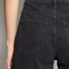 D93 Långa jeansshorts