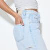 D93 Långa jeansshorts